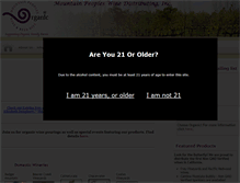 Tablet Screenshot of mpwwine.com